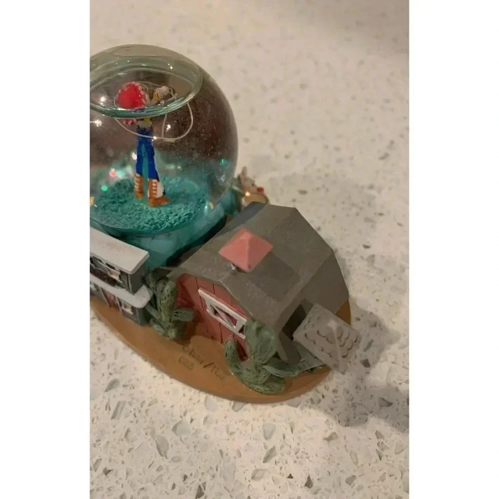 RARE Disney Toy Story 2 Mini Snowglobe featuring Jessie and Bullseye Snow Globe‎